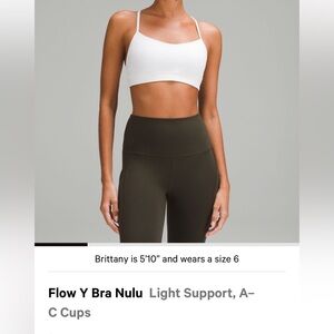 Lululemon Flow Y Bra